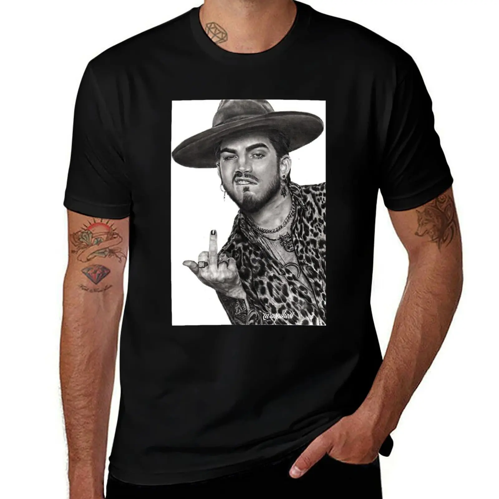 Adam Lambert T-Shirt Moisture Wicking Athletic T-Shirt