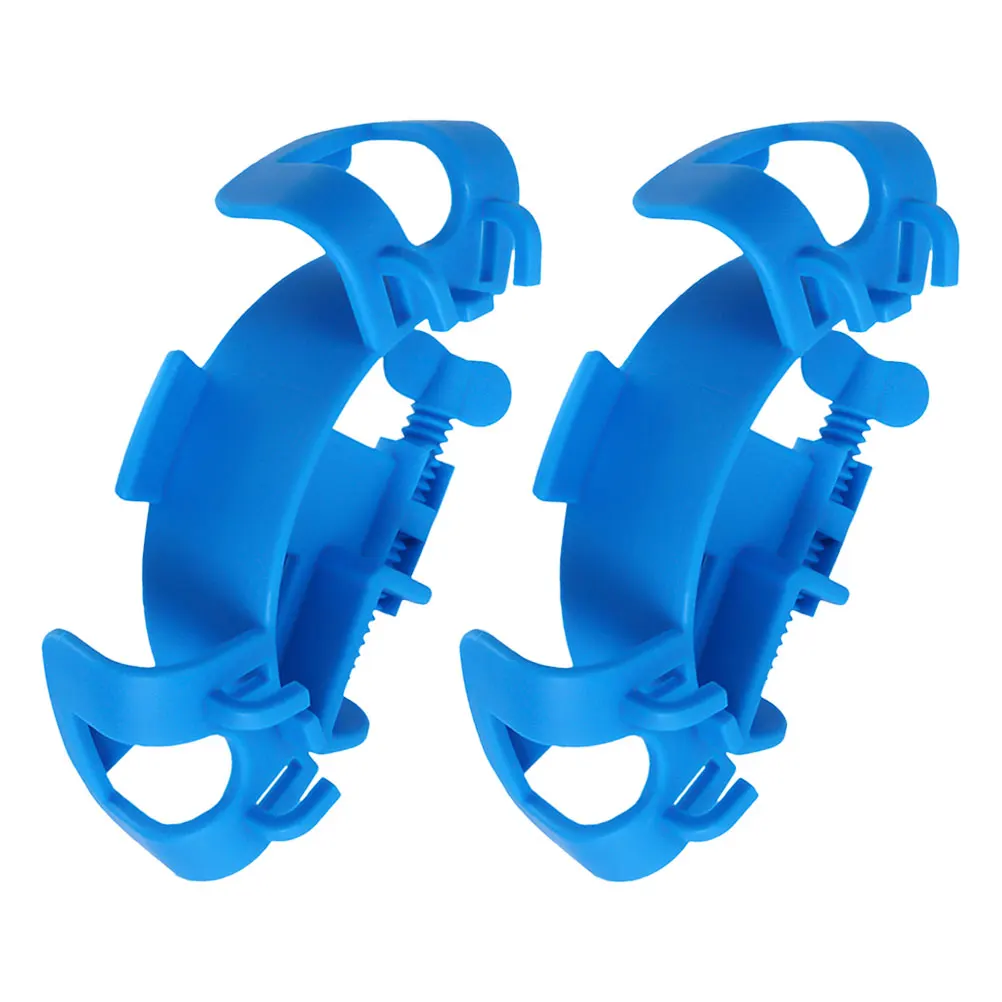 

2Pcs Aquarium Water Pipe Clips Sturdy Plastic Hose Holder Multi-Function Fixing Clamp Fish Tank Tube Clamp Filter Water Hose