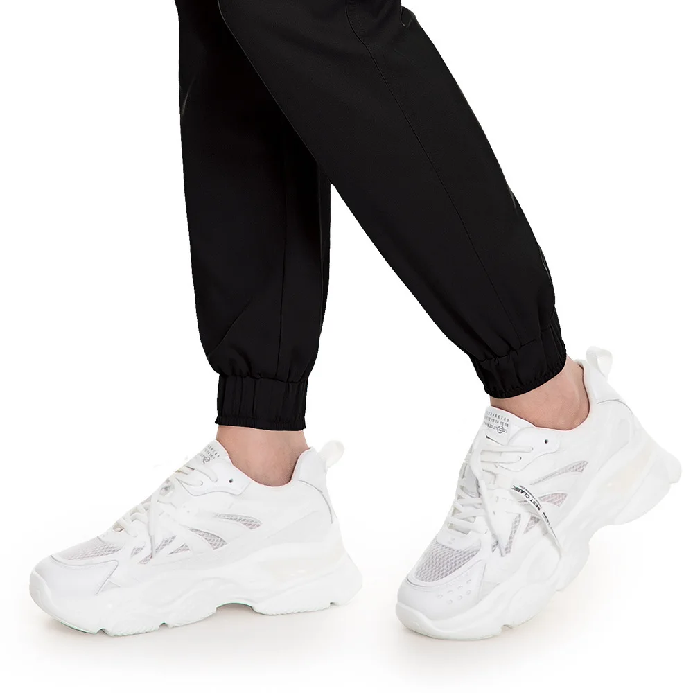 Pantalon de travail d'été à taille élastique, uniforme de médecin pour femmes, pantalon d'infirmière mince et respirant, pantalon de sport