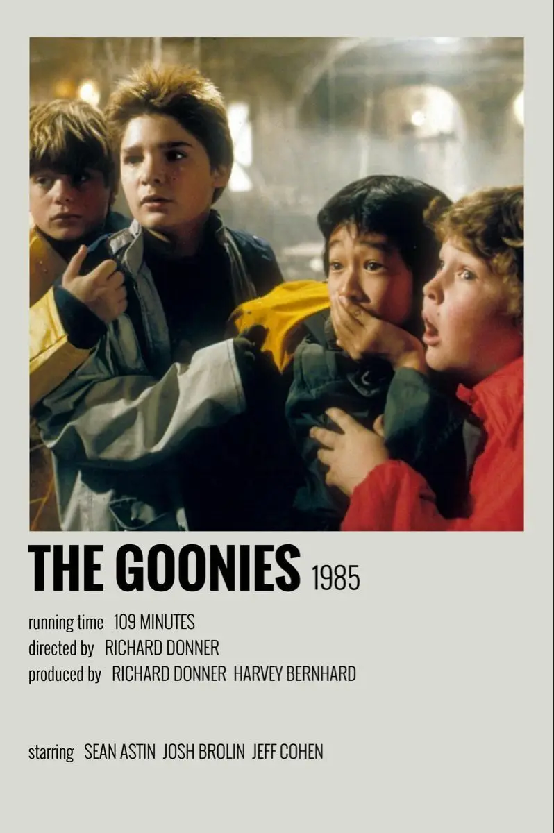 

1985 The Goonies Movie Print Art Canvas Poster For Living Room Decor Home Wall Picture