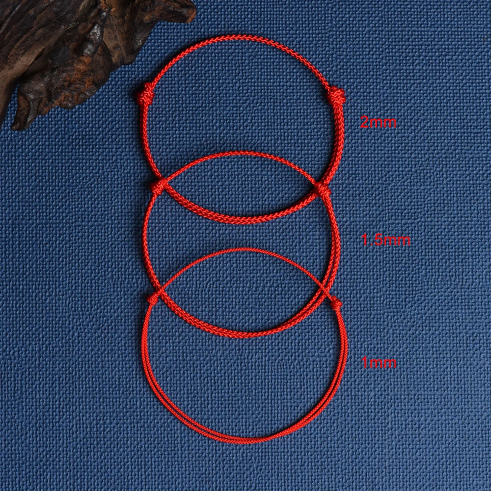 Red String Bracelet for Women Adjustable Black Cord Bracelet for Men Unisex Adult Waterproof Nylon Cord Surfer Father Day Gifts