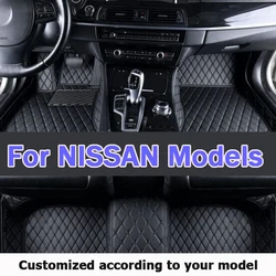 Car Floor Mat For NISSAN Almera LIVINA skyline Xterra NV 3500 NV 2500 280ZX 240SX Cefiro Wingroad Terra D22 CarAccessories