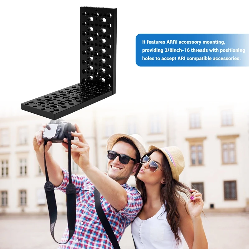 L-Bracket Porous Expansion Plate Mounting Plate For DSLR Cameras 3172 Portable Utility Bracket