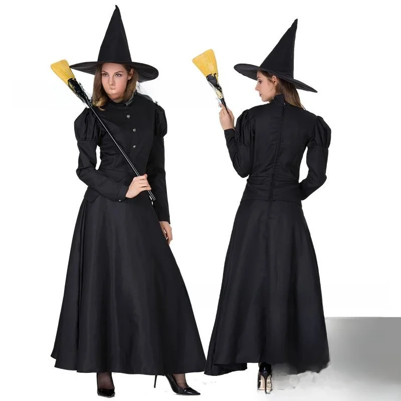 

the Wizard of Oz loween Costume Stage Performance Adult Cosplay Bla Witch Mother Daughter Costume Traditional Chinese Cl...