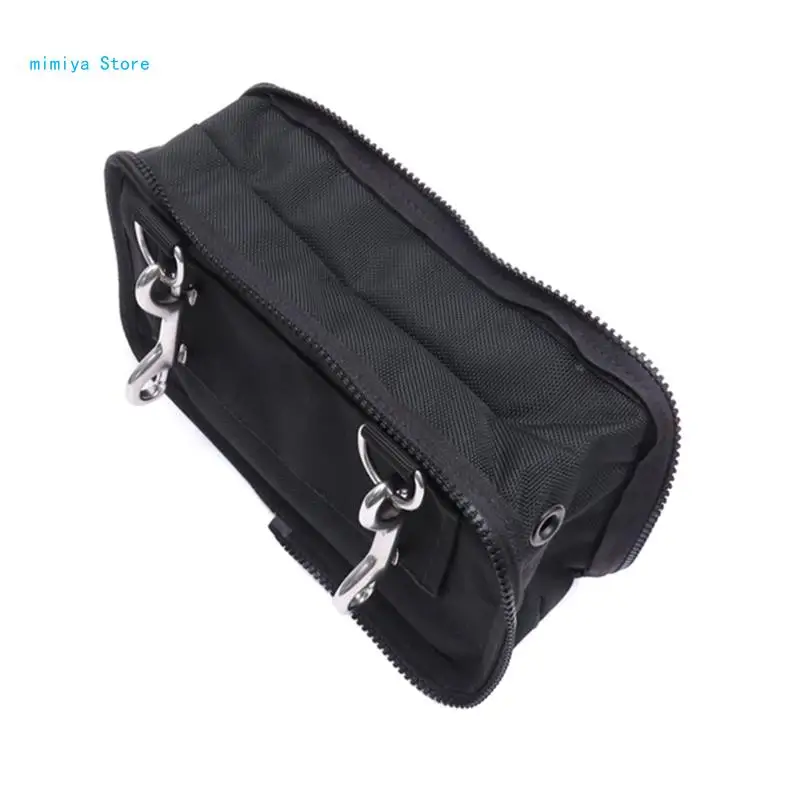 pipi Diving Side Mount Storage Pocket Bag with Double Ended Hook Diving Sidemount Storage Snorkeling Accessories