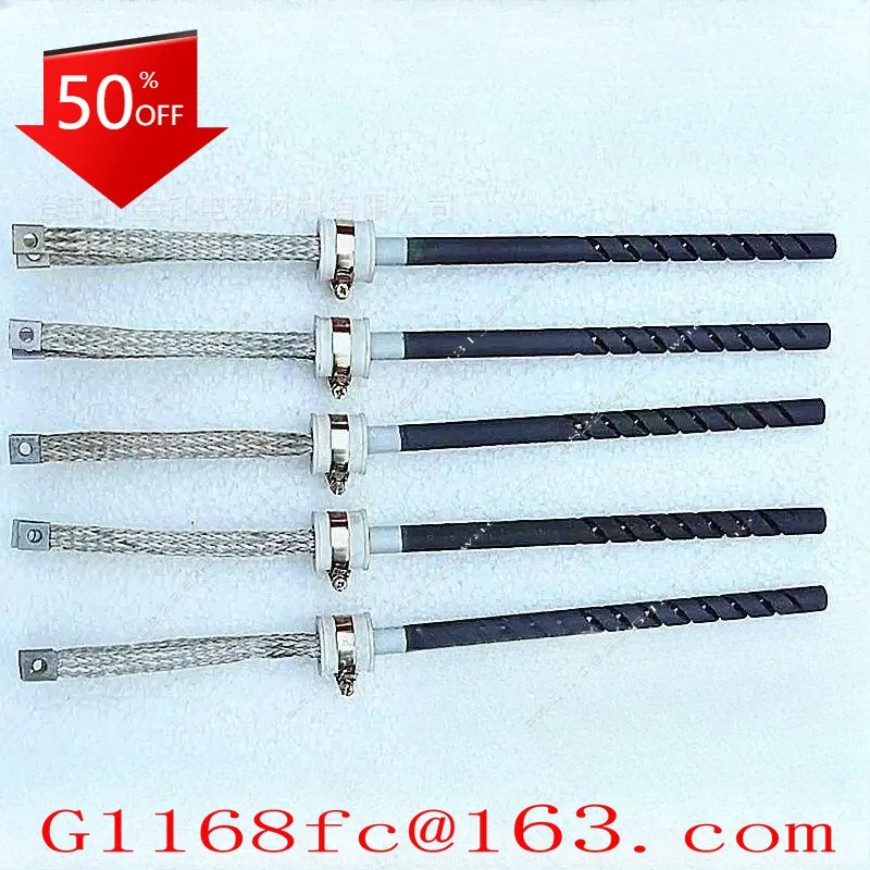 Diameter 16-45SIC Single and Double Thread Silicon Carbide Rod High-temperature Resistant Spiral Heating Tube