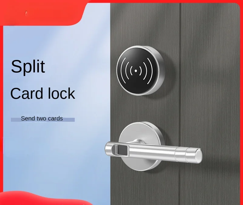 

Split lock hotel swipe lock magnetic hotel door lock induction electronic guest room hotel universal