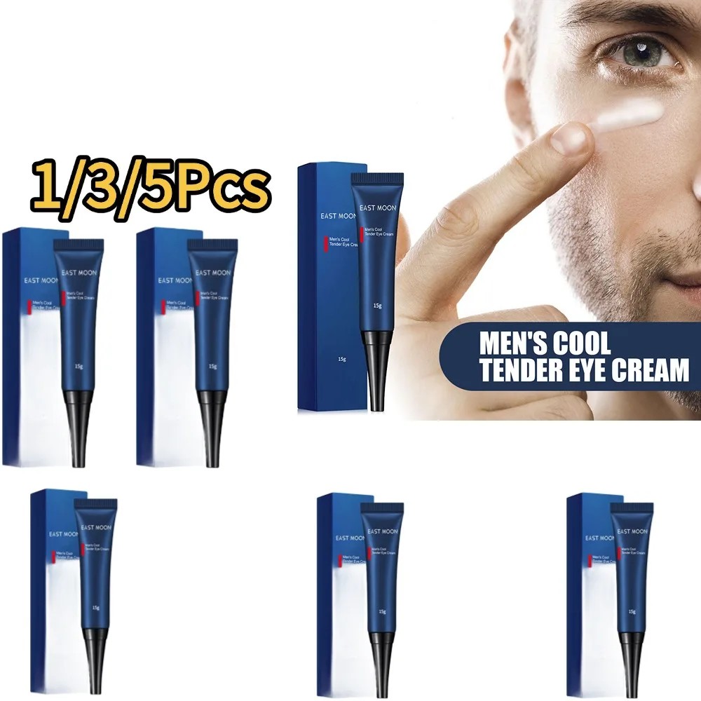 Crema hidratante para ojos con Retinol para hombre, 1/3/5 Uds., antienvejecimiento, elimina las ojeras, antihinchazón, decoloración, arrugas, cuidado hidratante de los ojos