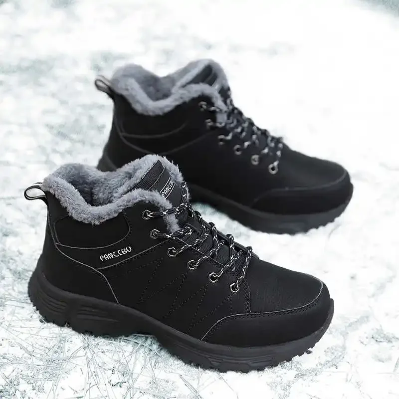 Botas de nieve de cuero legítimo, zapatillas blancas y negras, zapatos informales Beige para hombre, zapatillas deportivas especiales para hombre Tenix Snearkers
