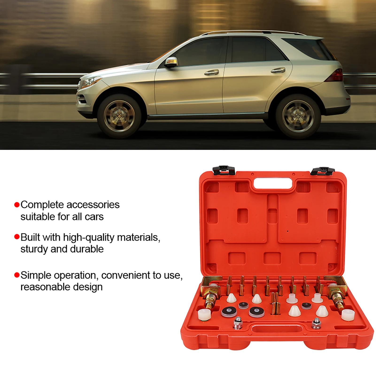 26Pcs/Set Air Conditioning Leak Detector Automotive A/C Detection Tester Tools