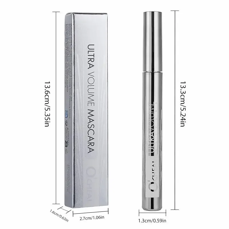 มาสคาร่ากันน้ำ เพิ่มความยาว เพิ่มวอลลุ่ม งอนเด้ง แปรงไมโคร 2 มม. ป้องกันการเลอะ ติดทนนาน ผสมไฟเบอร์ ปกปิดได้หลายระดับ