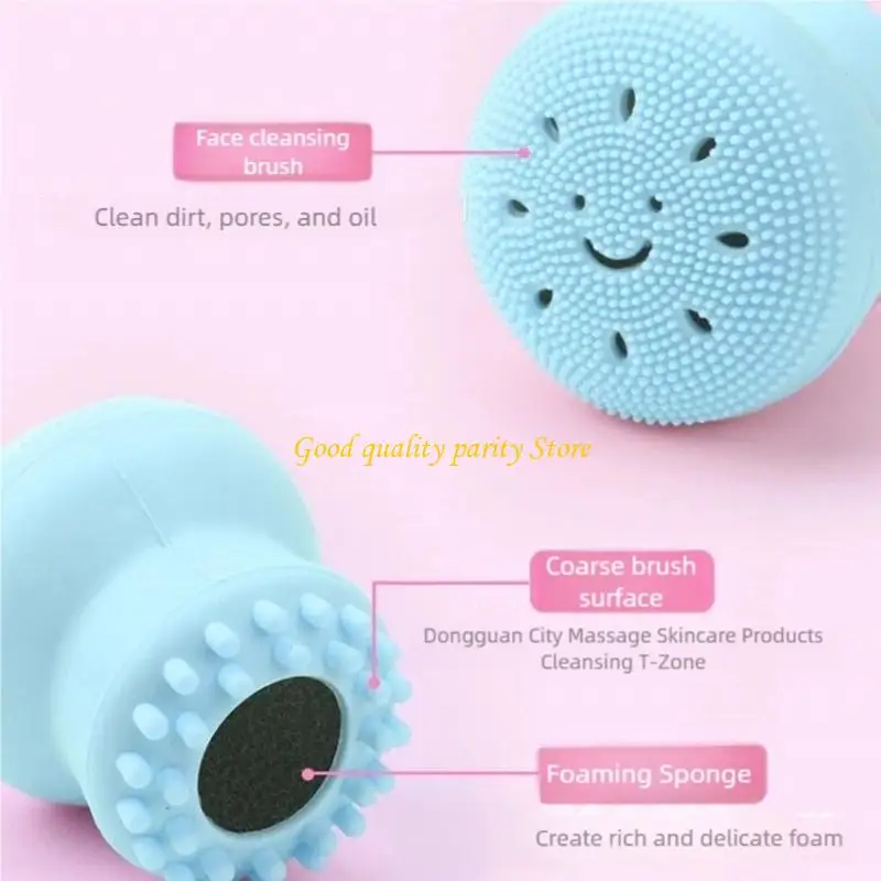M4ya Ergovetomic Cleansing Brush فرشاة الوجه السيليكون