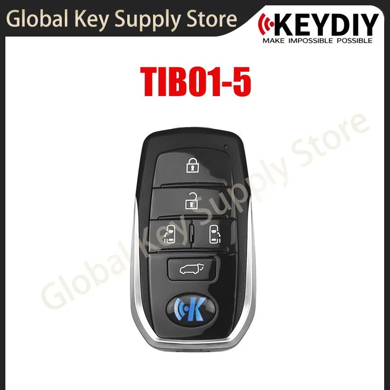 KEYDIY KD TIB01-5 Smart Remote Key with 4D 8A Chip for Toyota Lexus Type