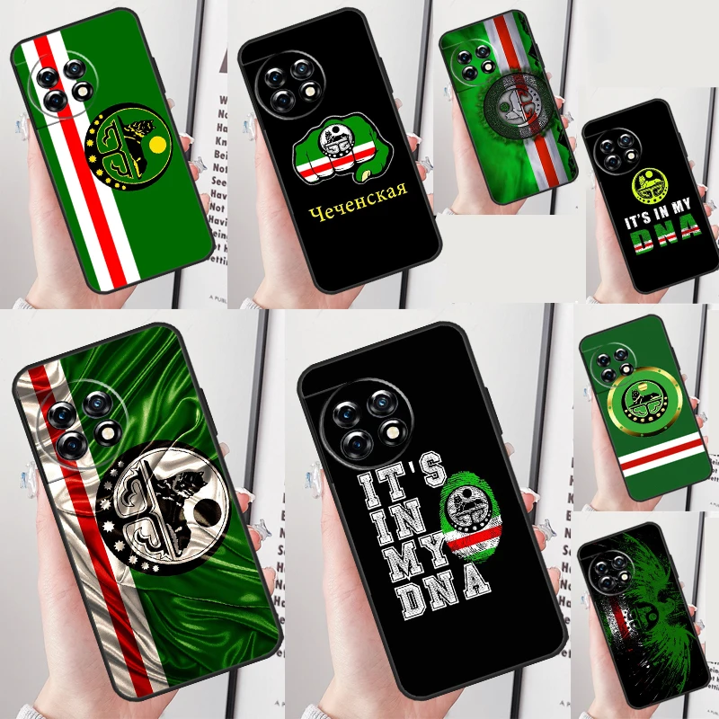 Chechen Chechnya Flag Case For OnePlus Nord 3 2T CE 2 Lite N10 N20 N30 Cover For OnePlus 11 8T 10T 9RT 8 9 10 Pro