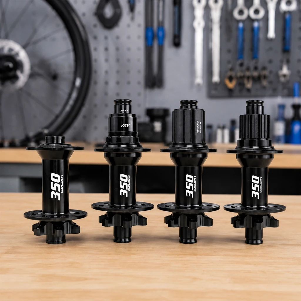 GOLDIX GDX350 32H Boost MTB Nabe J-Bend 36T Ratsche 6-Bolzen Scheibenbremse Abgedichtete Lager HG XD MS Vorder- und Hinterradnabe für Fahrräder – Detail 8