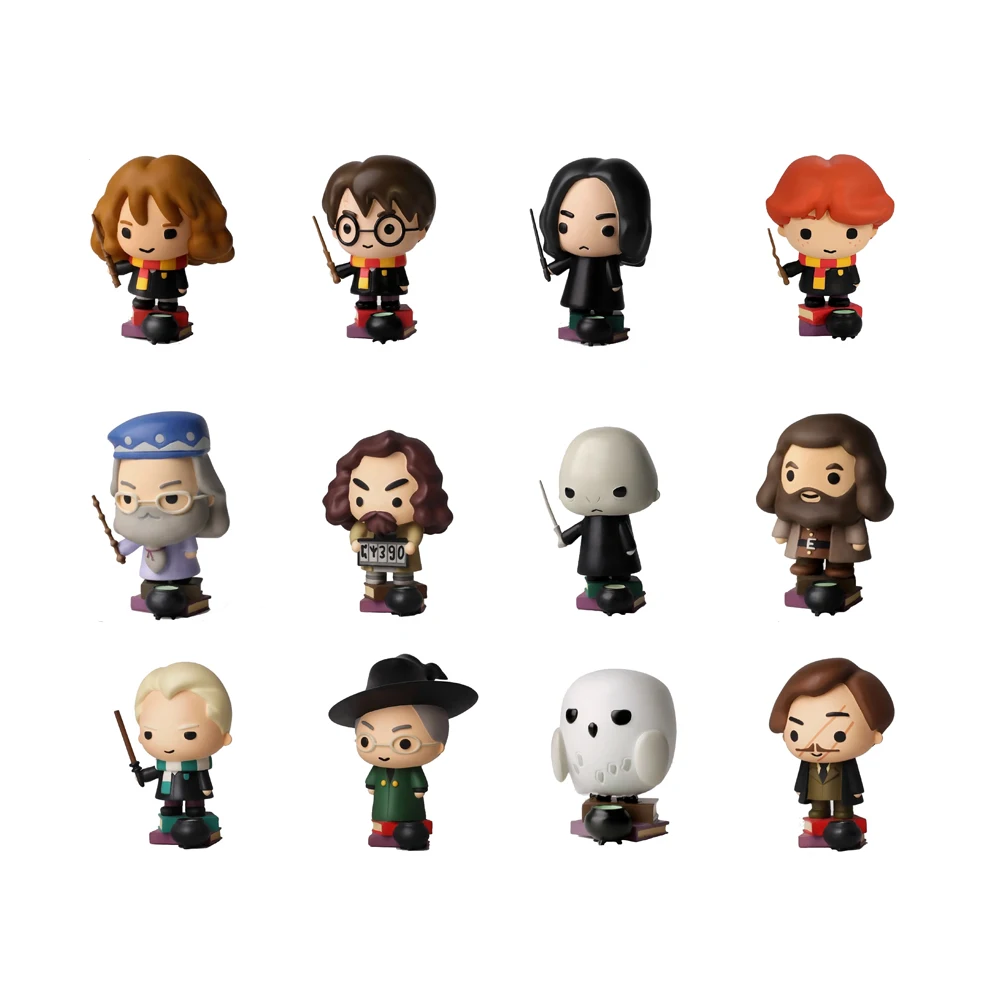 Lupin Snap Original Hedwig Malfoy Sirius figura negra colección Weasley Voldemort modelo de juguete