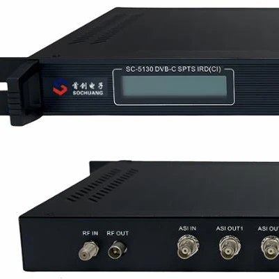 

SC-5130 Qam to Ip Converter/mpeg-2 Ts Decoder/mpeg-4 Tv Decoder