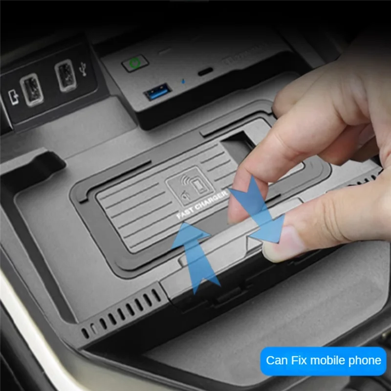 

ABIB -15W Car Wireless Charger Fast Charger Wireless Phone Charger Charging Pad Panel Phone Holder For Haval H5 2023 2024