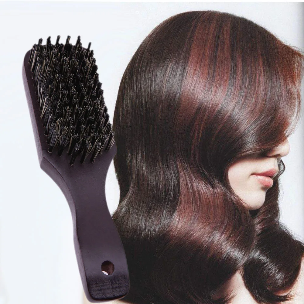 

Hairdressing Combs Wooden Handle Anti-static Grid Comb Lightweight Portable Convenient for Professional Salon Tools