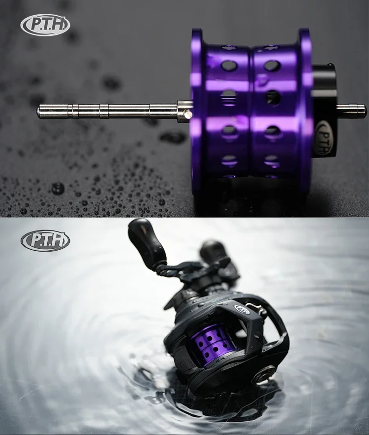 PTH TTL BF80 Ultraleichte Spule aus Titanlegierung für Micro-Köder, kompatibel mit Daiwa TATULA TW 80 & SALTIST SV TW 80XH – Detail 10