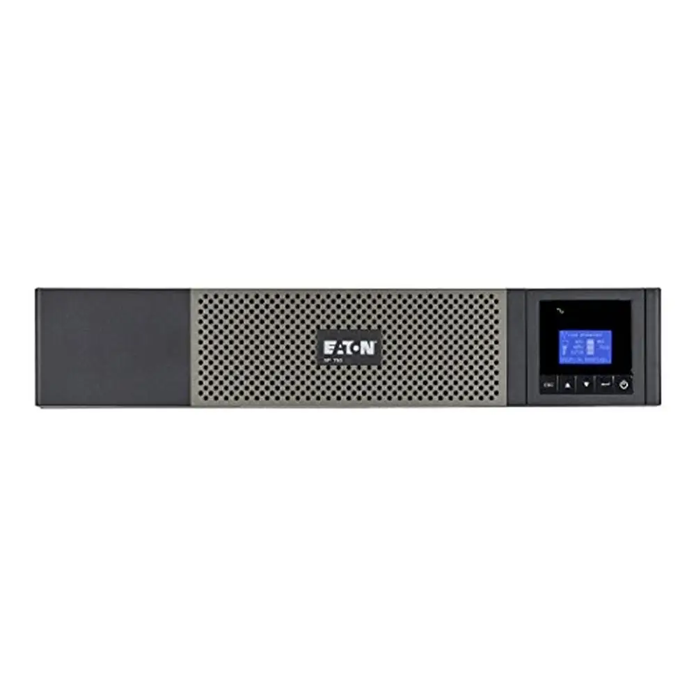 750VA 5P Rackmount UPS 10 NEMA 5-15R Outlets 600W Load Capacity Black & Grey Metal Construction