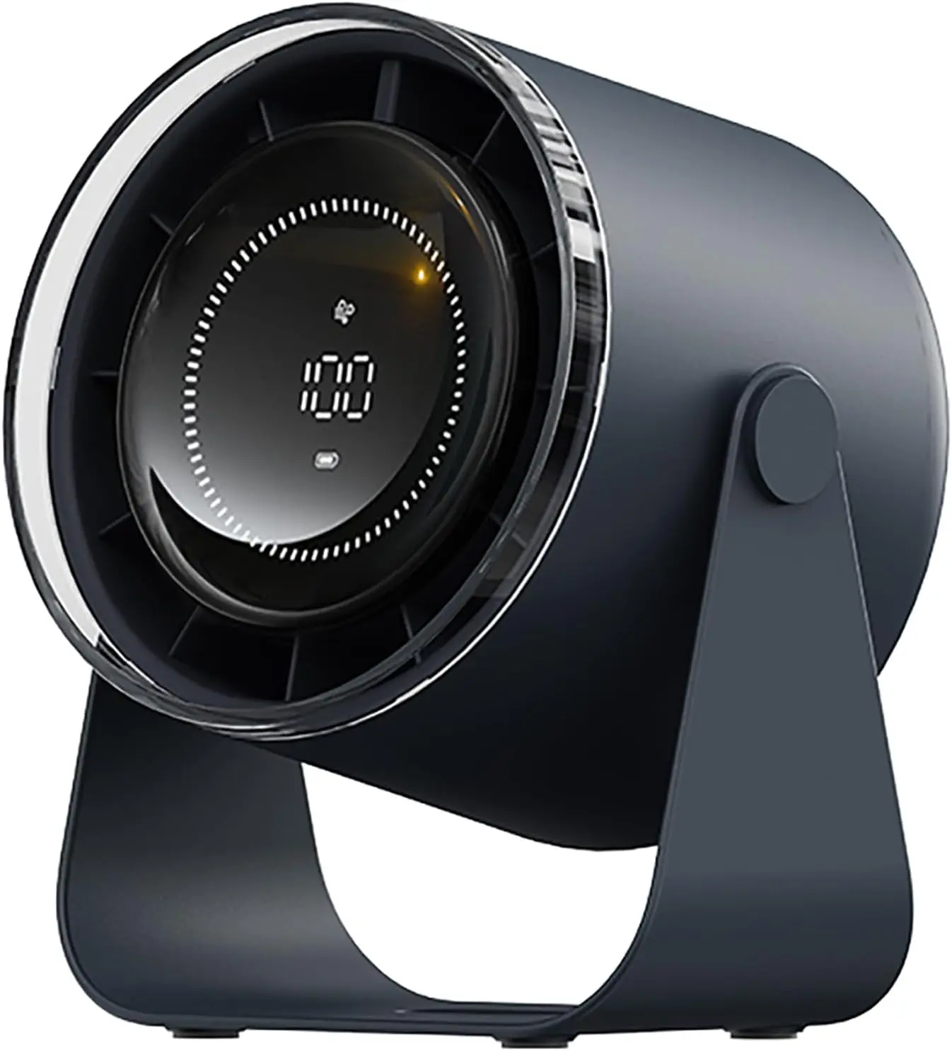 

Настольный вентилятор с сильным воздушным потоком, 100 скоростей, тихий цифровой дисплей, перезаряжаемый вентилятор с батарейным питанием, портативный для офиса, спальни, улицы