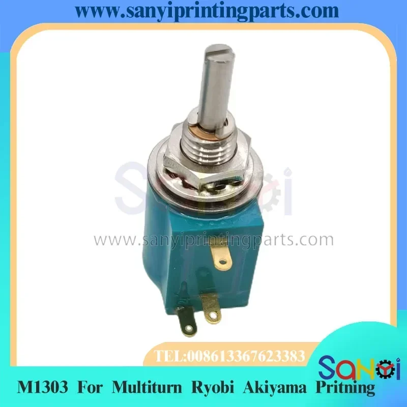 Free Shipping 1 PCS M1303 Potentiometer Multiturn Ryobi Akiyama Printing COPAL 1K 2K 5K 10K For Machine Parts