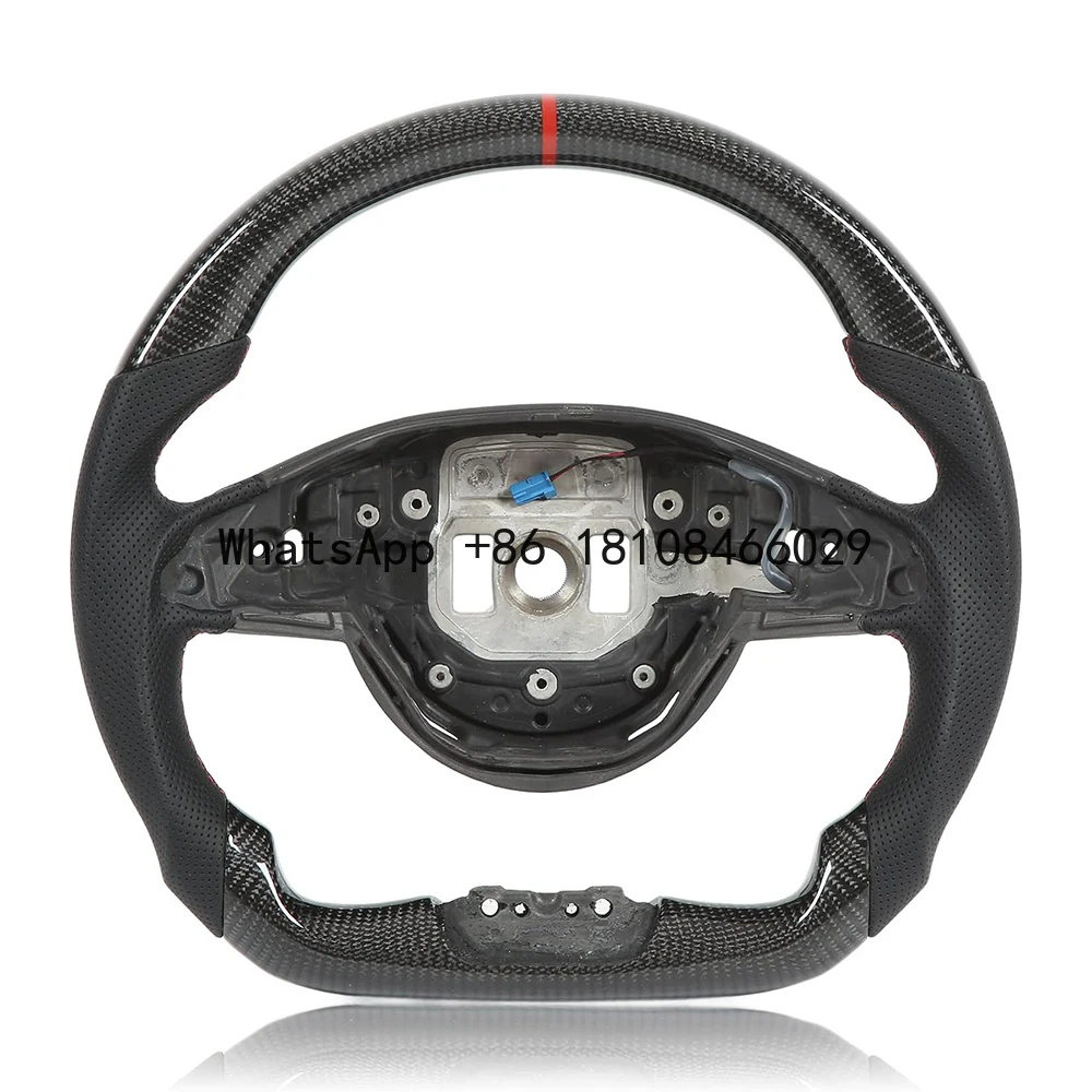 

ПЕРФОРИРОВАННОЕ рулевое колесо из настоящего углеродного волокна для Mercedes-Benz W205 AMG GLS CLA GLE