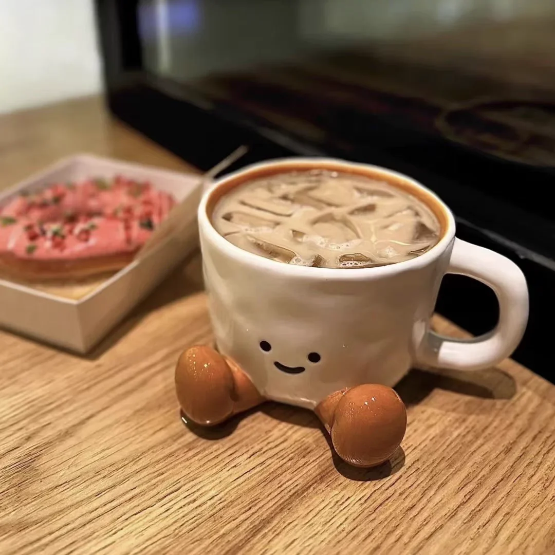 Creative Cartoon Ceramic Mug Creative Coffee Milk Tea Water Cup Cute Children Breakfast Cup Household Drinkware view 6