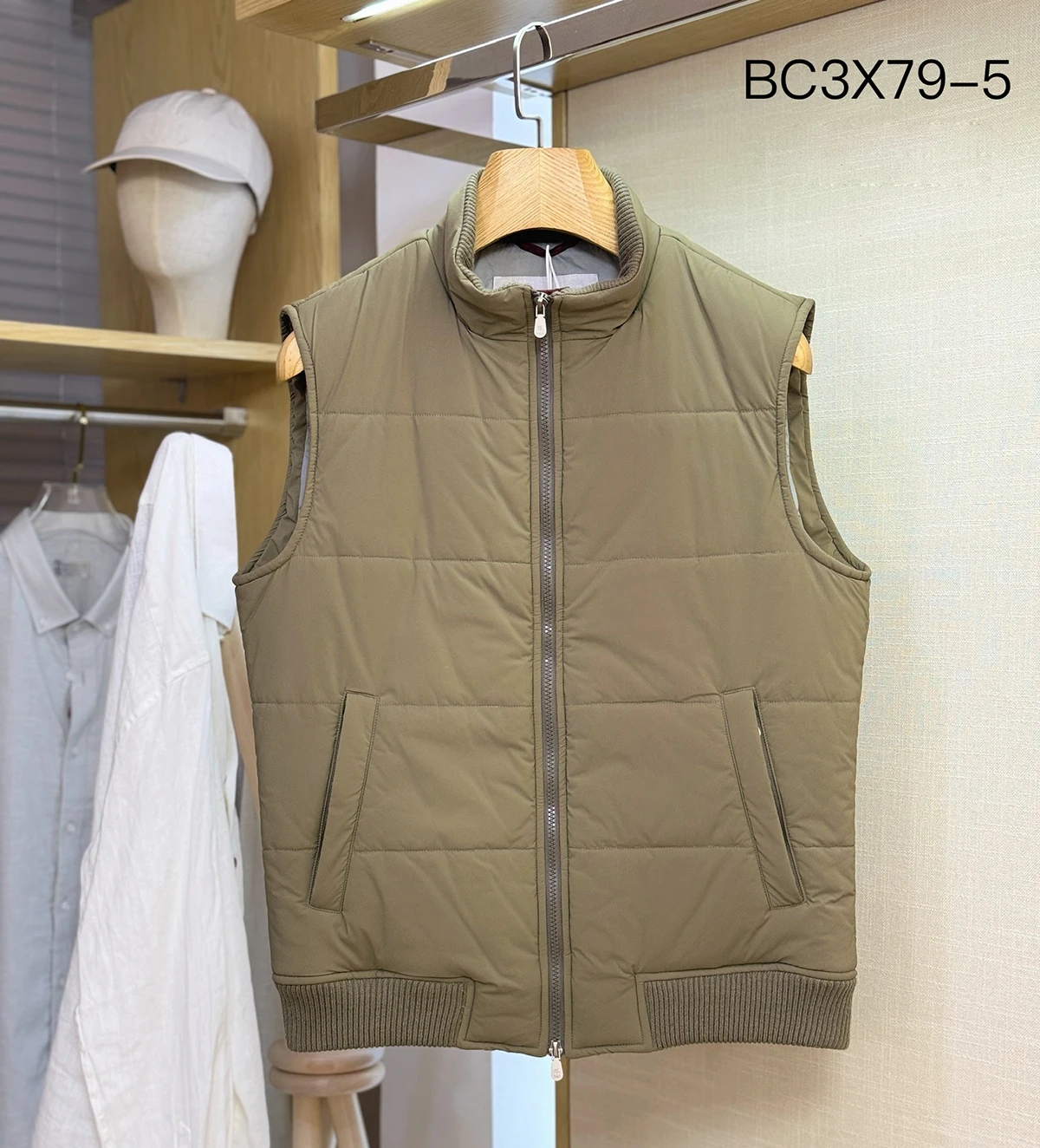 BILLIONAIRE BLKA CPTG Vest Cotton men 2025 Autumn Winter Thick New keep warm light zipper big size M-4XL high quality Coat