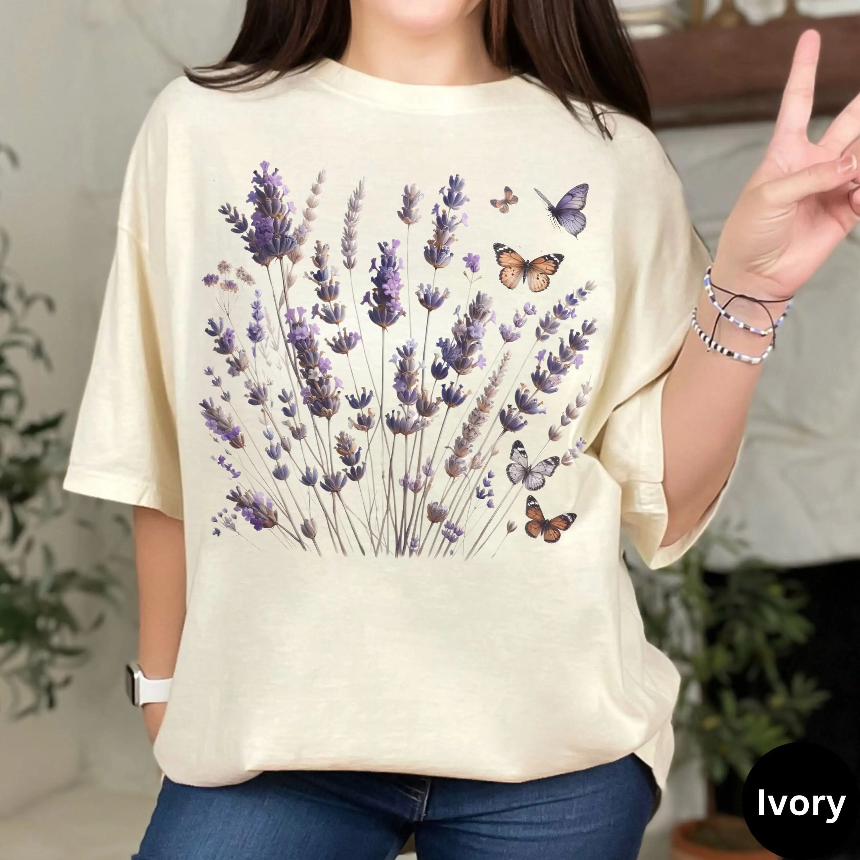 Wild Flower Person Gift T Shirt Vintage Pressed Comfort Colors Wildflower Gardening Nature Lavender Mom S Hers