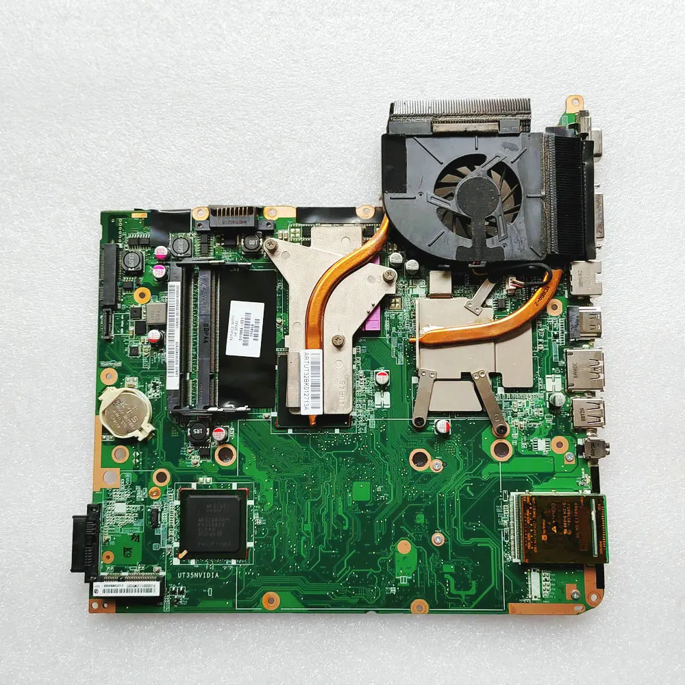 For HP Pavilion DV6-1000 NOTEBOOK + Free Heatsink + Fan DA0UT3MB8D0 Main board DV6 PM45 DDR2 Laptop Motherboard 511864-001