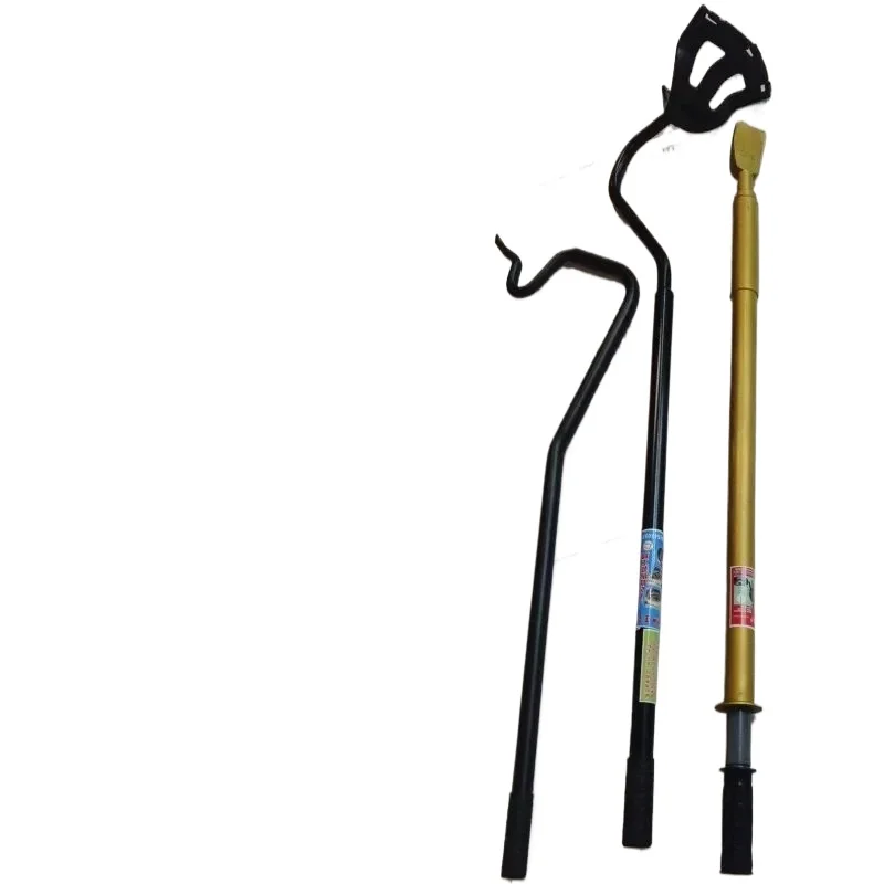 Cart tire disassembly and assembly tool Vacuum tire special disassembly Large rake tire scraping Crowbar  hook Large