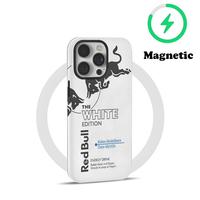 Fashion Red Logo B-BullS Phone Case Magnetic For IPhone 16 15 14 13 12 11 Pro Max X XR XSMax 7 8 Plus Glossy Film Hard PC Cover