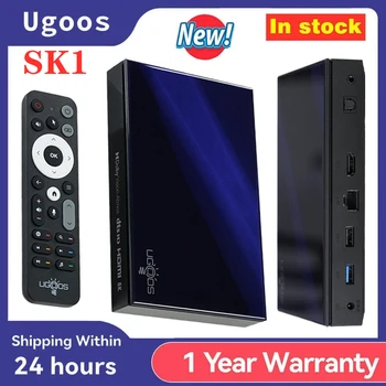 2024 תיבת טלוויזיה חכמה Ugoos SK1 חדשה Android 11 Amlogic S928X-K 8GB 128GB Wifi6 BT5.2 1000M Set Top Box Dolby Widevine L1 DTS תמיכה
