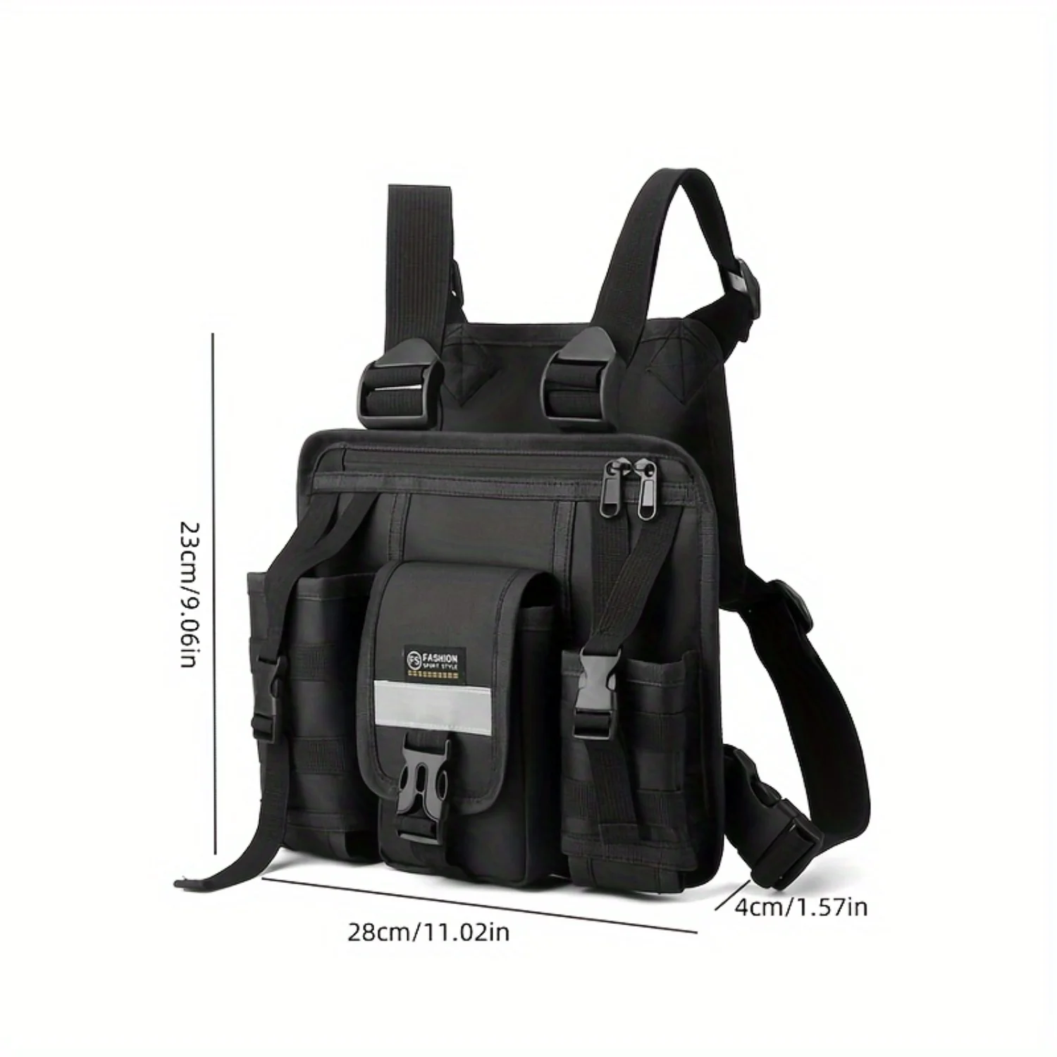 

1pc Men's Shoulder Bag, Casual Camera Chest Bag