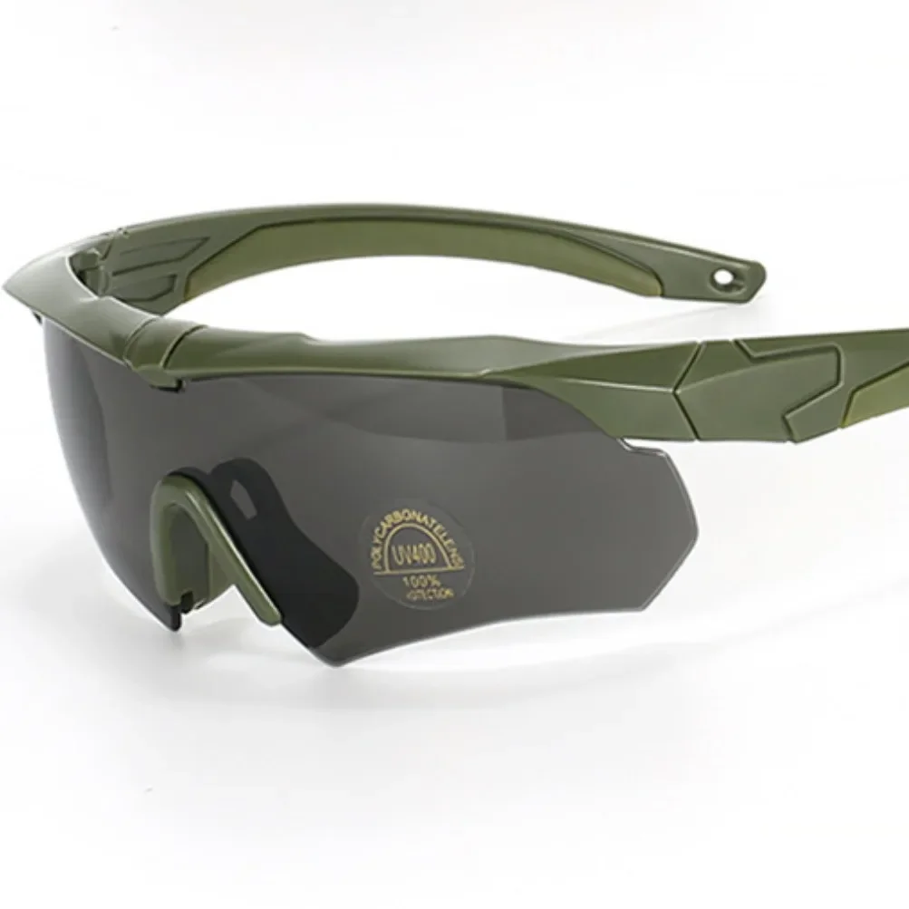 New Military Fan Explosion-proof CS Shooting Tactical Glasses Myopia Sand-proof Riding