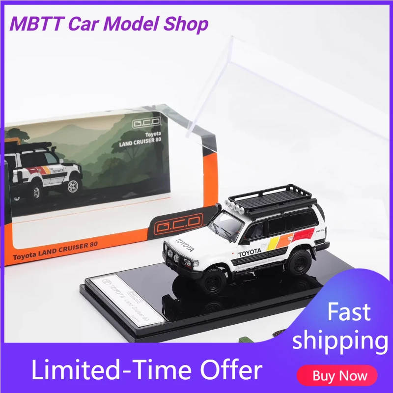 

GCD 1:64 Toyota Land Cruiser LC80 Modified Edition with TRD Livery and Off-Road Accessories - Die-Cast Model Car Car model
