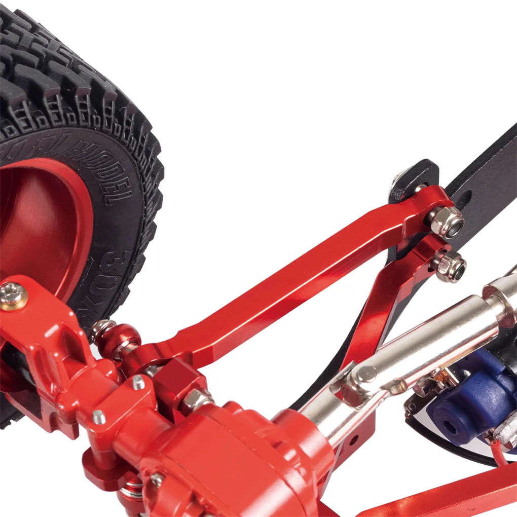 Metal Chassis Pull Rods Link Wheelbase Steering Link Rod Set for RC 1/16 WPL C14 C24 1/12 MN D90 D91 MN40 MN45 MN96 MN99 MN99s
