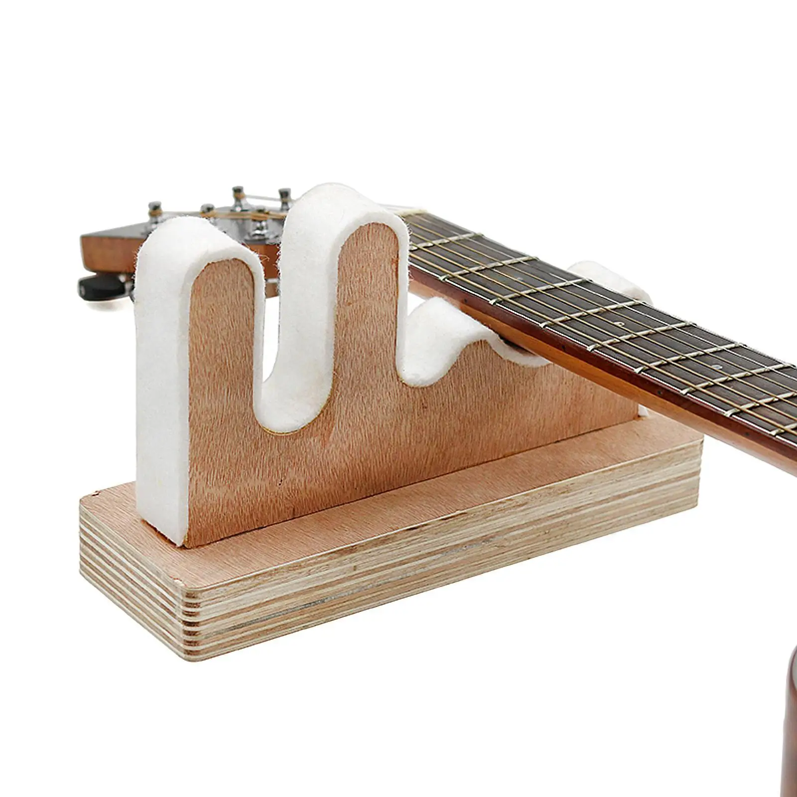 

Guitar Neck Rest Repairing Restringing Wood Universal Sturdy Sleek Guitar Capo Display Stand for Electric Accessories Ukulele