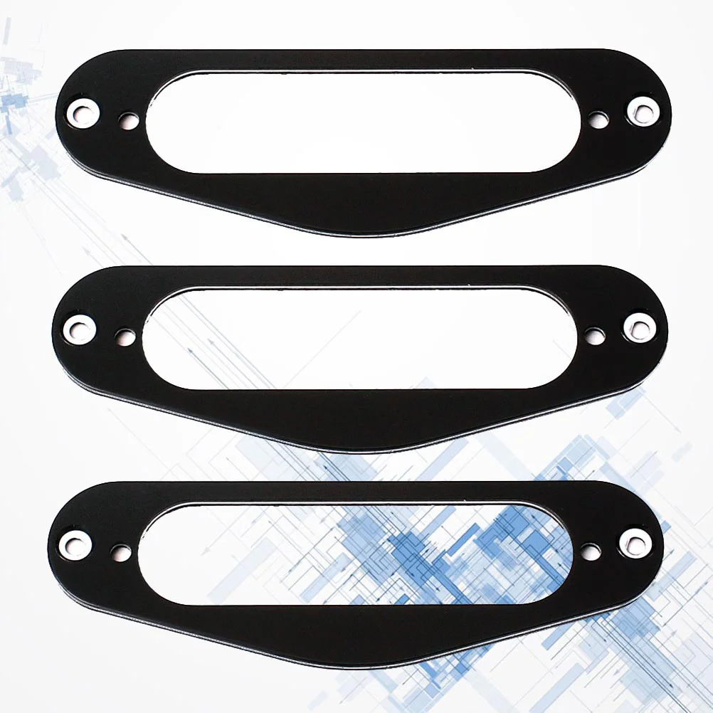 3 Pcs Pickup Ring Guitar Frame Humbucker Single Coil Double Electric Mounting Blue