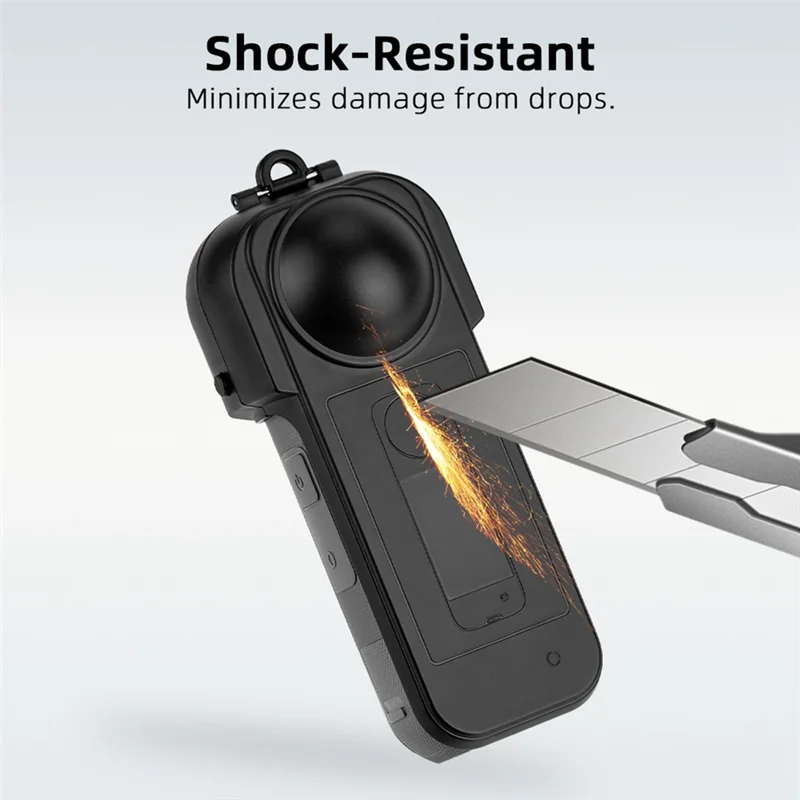 【Sleek Design】Gimbal Lens Case Protector Cover For Insta360 X5 Sports Camera Accessories Anti-Scratch Shockproof Design