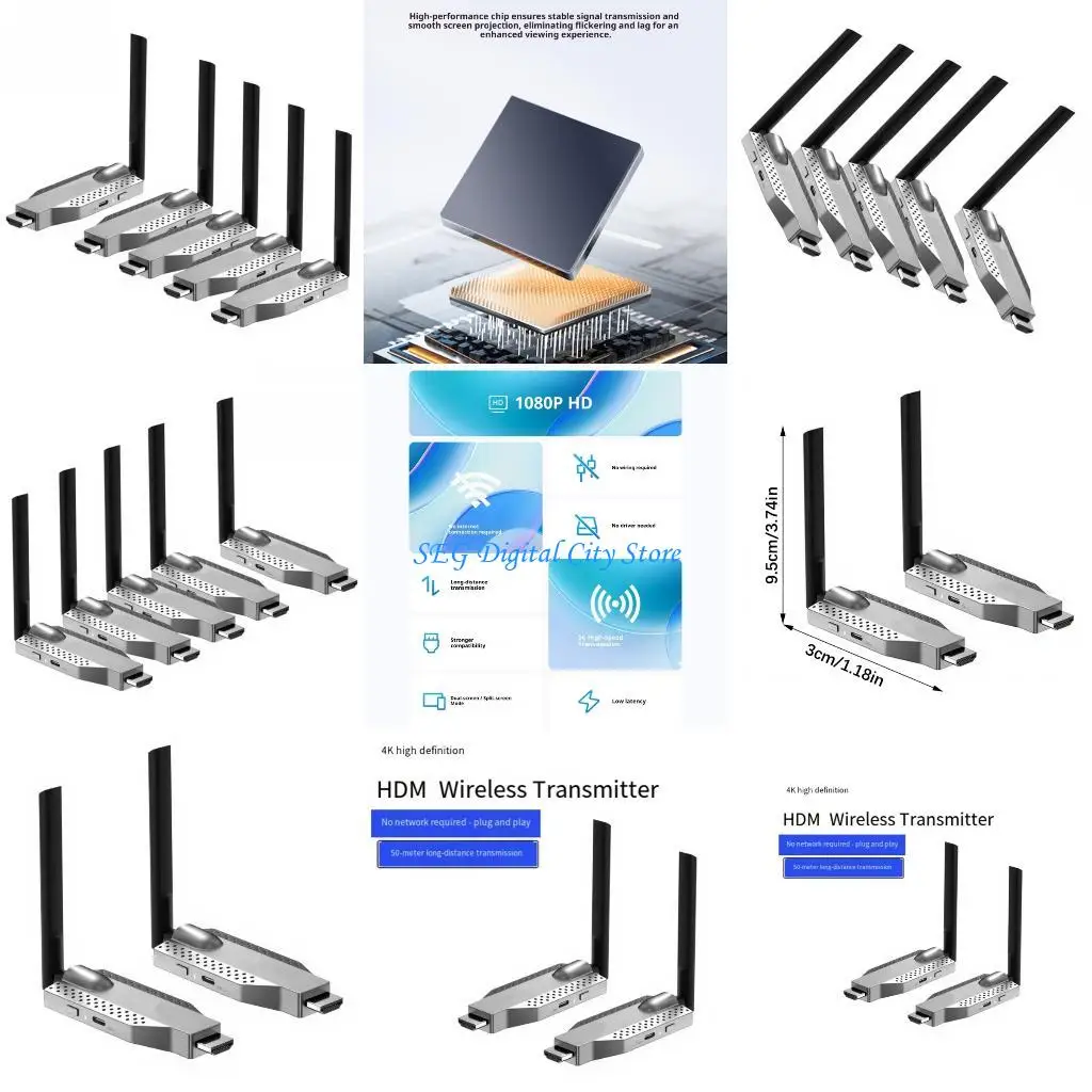 

U75B Outlet Play Echoer Disseminator Backs 1080p 720P Video Broadcasting Up To 164ft