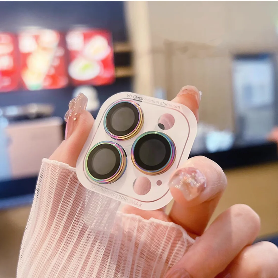 2-3Pcs Pelindung Lensa Kamera Mewah Untuk IPhone 17 16 Pro Max Kaca Pelindung Kamera Untuk IPhone 15 14 Pelindung Lensa Belakang