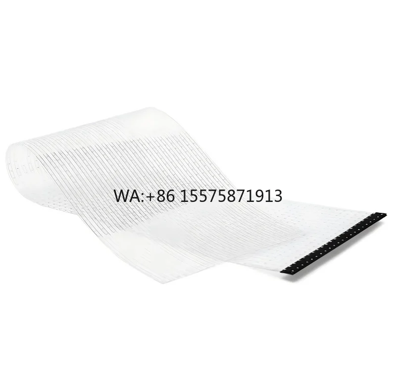 Flexible Transparent Full Color LED Film Screen Animation Graphics High Brightness Self-Adhesive Glass Window for Retail