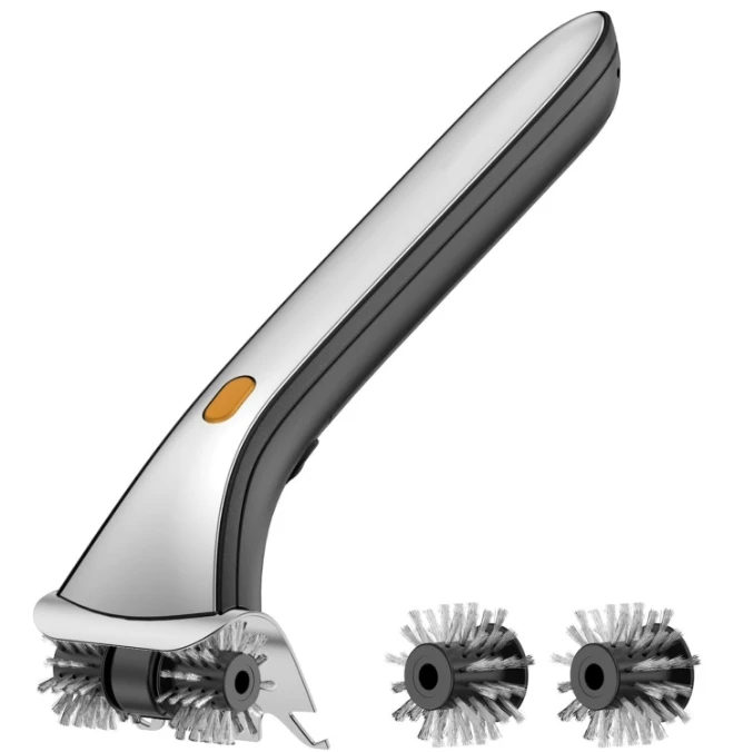 

Electric Bbq Grill Brush Brush Kitchen Cooking Brush for Baking Grill Cleaner Barbecue Cleaner for Cast Iron and SS Grates
