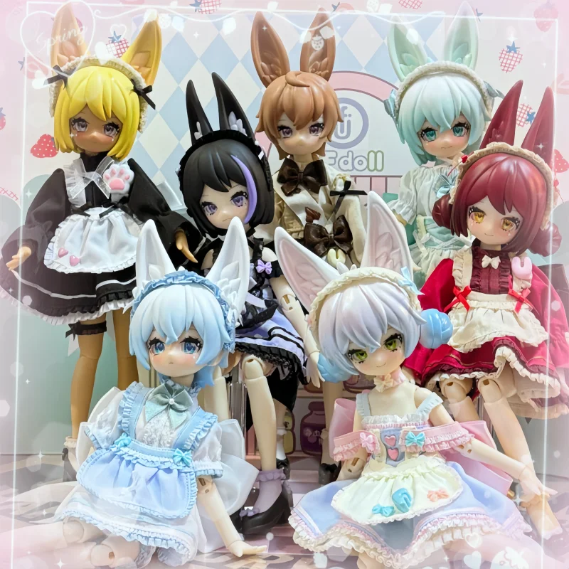 

Горячая Распродажа Ufdoll Mini Tea Party Series Box 1/6 Movable Bjd Mini Tea Drink Series Doll Limited Limit Decor Модель Модные подарки Игрушки