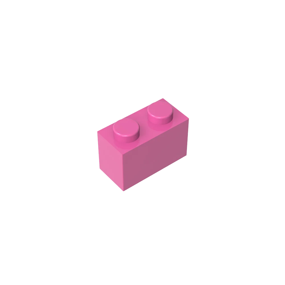 Gobricks 10 Stück Ziegel 1 x 2 Teile 3004 kompatible Montage DIY Baustein Konstruktionsspielzeug für Kinder Erwachsene kreatives Moc-Modell
