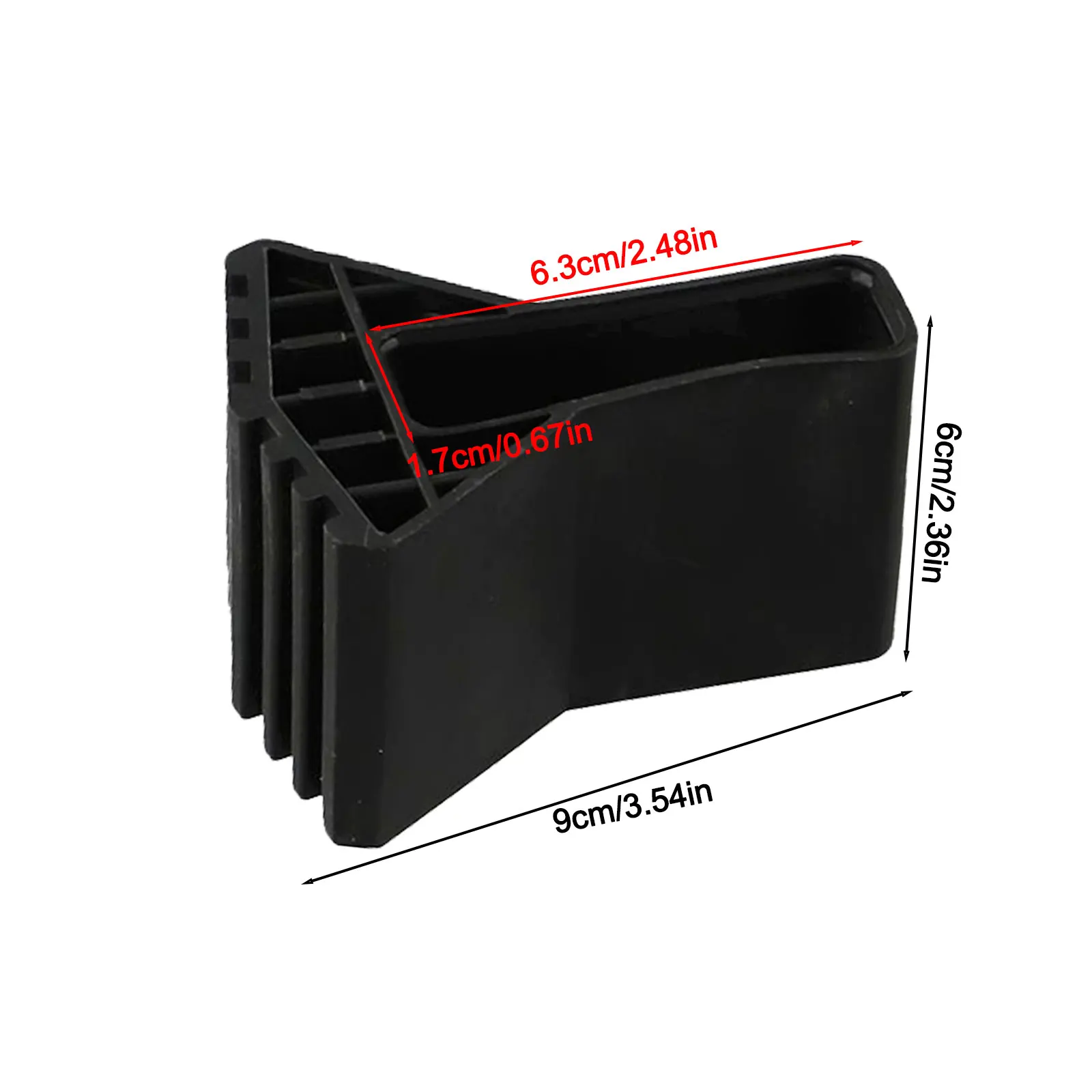 4Pcs/6Pcs Replacement Non Slip Rubber Folding Ladder Leg Feet Pads Foot Covers Chair Legs Telescoping Ladder Protective Pad Feet