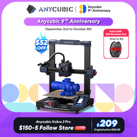 Newest ANYCUBIC Kobra 2 Pro 500mm/s Maximum Printing Speed High Power Dual Core LeviQ 2.0 Auto Leveling FDM 3D Printer